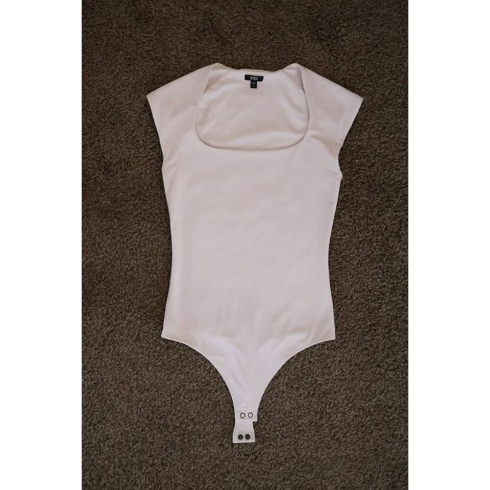 Express White Body Contour Bodysuit – Women’s XS
